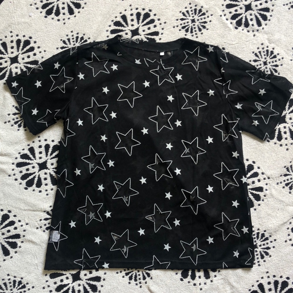 Unbranded Mesh Star Top
